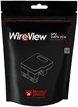 „Thermal Grizzly WireView“ vaizdo plokštė, 2 x 8 kontaktų PCIe® atvirkštinė jungtis