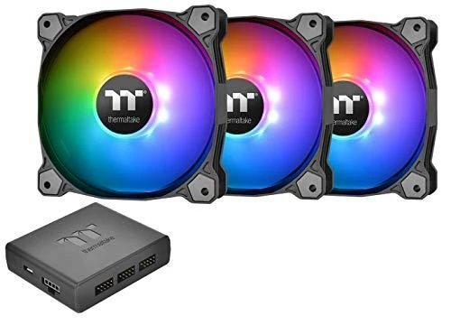 „Wentylator Thermaltake Pure Plus 14 RGB 3 vnt. + šakotuvas“ (CL-F064-PL14SW-A)