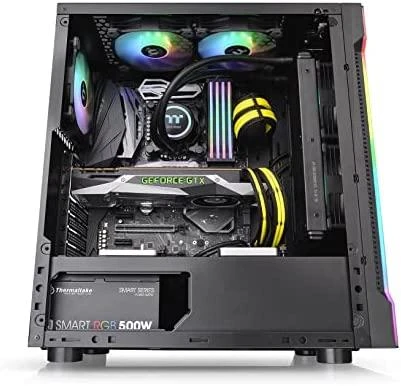 Housing Thermaltake H200 CA-1M3-00M1WN-00 (ATX, Micro ATX, Mini ITX, juodos spalvos)