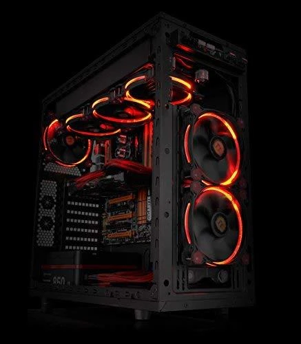 THERMALTAKE Riing 14 Raudonas LED ventiliatorius aukšto statinio slėgio
