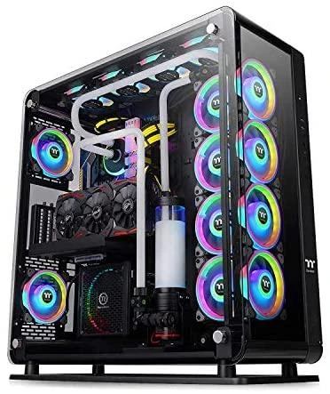 Thermaltake Core P8 Juodas Tempered Glass
