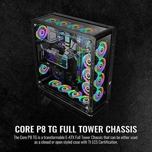 Thermaltake Core P8 Juodas Tempered Glass