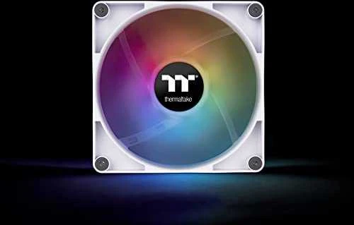 120 mm Thermaltake CT120 ARGB Sync PC aušinimo ventiliatorius baltas 500-2000 aps./min - 2 pak.