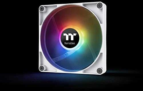 120 mm Thermaltake CT120 ARGB Sync PC aušinimo ventiliatorius baltas 500-2000 aps./min - 2 pak.