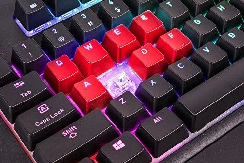 Klaviatūra Thermaltake Premium X1 RGB Cherry MX Mėlyna Sidabrinis KB-TPX-SSBRUS-01 (mechaninė, USB 2.0, juodos spalvos