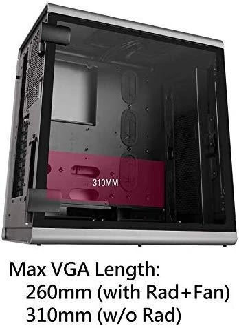 Korpusas Thermaltake LEVEL 20 RGB CA-1J9-00F9WN-00 (ATX, Extended ATX, Micro ATX, Mini ITX, pilka spalva)