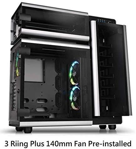 Korpusas Thermaltake LEVEL 20 RGB CA-1J9-00F9WN-00 (ATX, Extended ATX, Micro ATX, Mini ITX, pilka spalva)