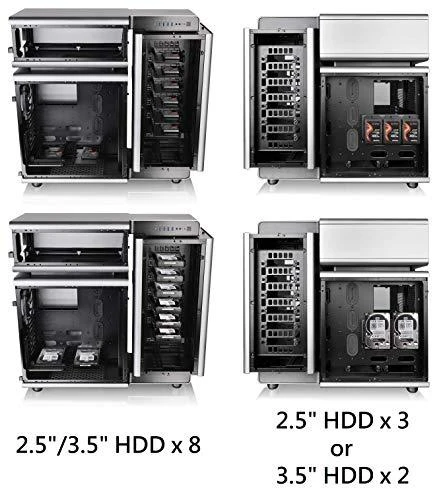 Korpusas Thermaltake LEVEL 20 RGB CA-1J9-00F9WN-00 (ATX, Extended ATX, Micro ATX, Mini ITX, pilka spalva)