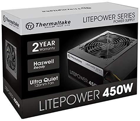 Maitinimo blokas Thermaltake Litepower II Juodas 450W PS-LTP-0450NPCNEU-2 (450 W, Aktyvus, 120 mm)