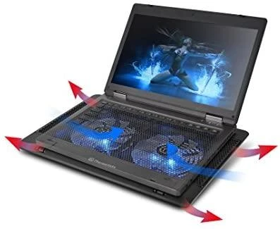 Thermaltake Massive A23 nešiojamojo kompiuterio aušinimo padas 40,6 cm (16") Juodas