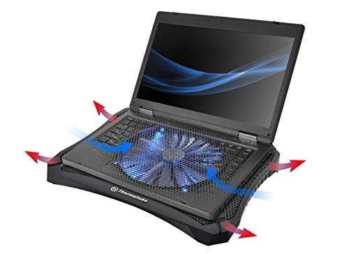 Nešiojamo kompiuterio Aušinimo Stovas - Thermaltake Massive V20 43,2 cm Juodas