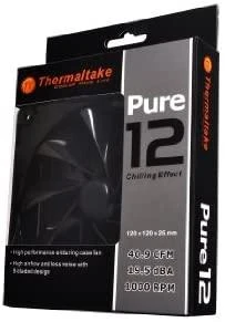 „Thermaltake Pure Plus 12 RGB“ ventiliatorius, 3 pakuotės + šakotuvas (CL-F063-PL12SW-A)