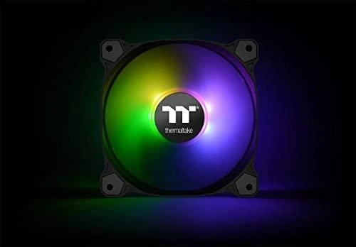 „Thermaltake Pure Plus 12 RGB“ ventiliatorius, 3 pakuotės + šakotuvas (CL-F063-PL12SW-A)