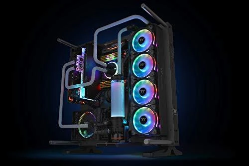 „Wentylator Thermaltake Riing Duo 14 RGB 3-pack + Hub“ (CL-F078-PL14SW-A)