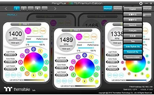 Ventiliatorius Thermaltake Riing 12 RGB Plus TT Premium Edition 3 Pack 3x120mm