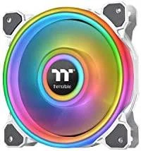 Ventiliatorius Thermaltake Riing Quad 12 RGB TT Premium Edition 3 pakuotės + HUB baltas (CL-F100-PL12SW-A)