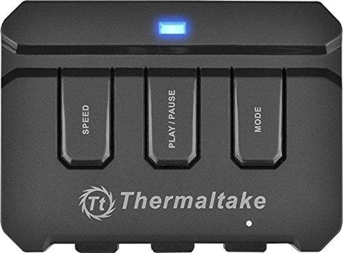 THERMALTAKE Riing 14 LED RGB rinkinys iš 3 didelio našumo korpuso ventiliatorių 3 dalys 140x140x25mm RGB LED triukšmas 28,1 dBA su LNC