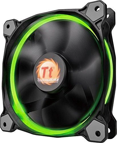 THERMALTAKE Riing 14 LED RGB rinkinys iš 3 didelio našumo korpuso ventiliatorių 3 dalys 140x140x25mm RGB LED triukšmas 28,1 dBA su LNC