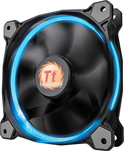 THERMALTAKE Riing 14 LED RGB rinkinys iš 3 didelio našumo korpuso ventiliatorių 3 dalys 140x140x25mm RGB LED triukšmas 28,1 dBA su LNC