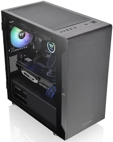 Dėklas|THERMALTAKE|S100 TG|MiniTower|Neįtraukta|MicroATX|MiniITX|Spalva Juodas|CA-1Q9-00S1WN-00