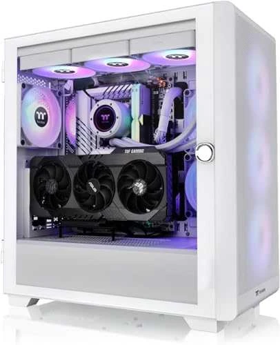 „Thermaltake S250 TG ARGB“ sniego baltos