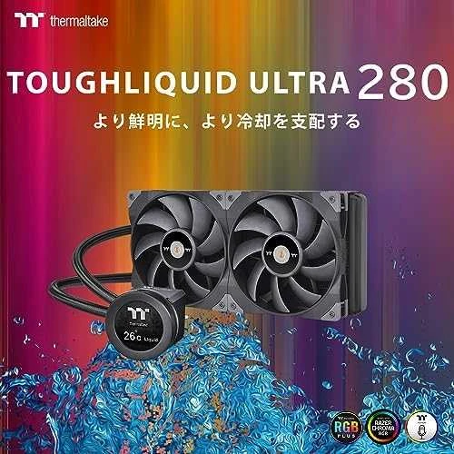 Thermaltake Toughliquid Ultra 280 su integravotu LCD ekranu