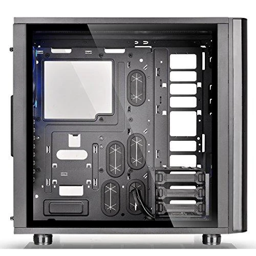 Thermaltake View 31 Tempered Glass Juodas