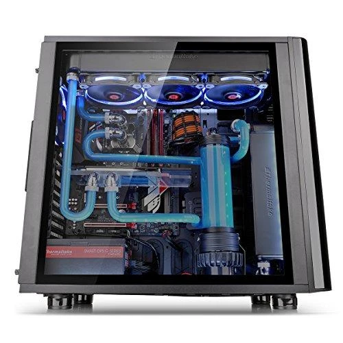 Thermaltake View 31 Tempered Glass Juodas