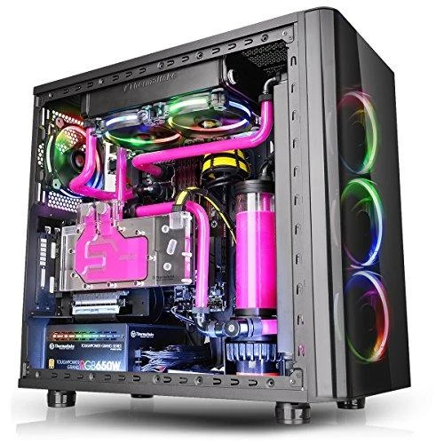 Thermaltake View 31 Tempered Glass Juodas