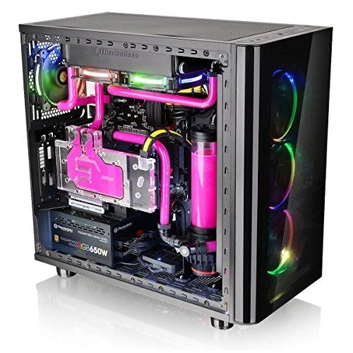 Thermaltake View 31 Tempered Glass Juodas