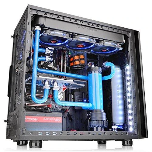 Thermaltake View 31 Tempered Glass Juodas