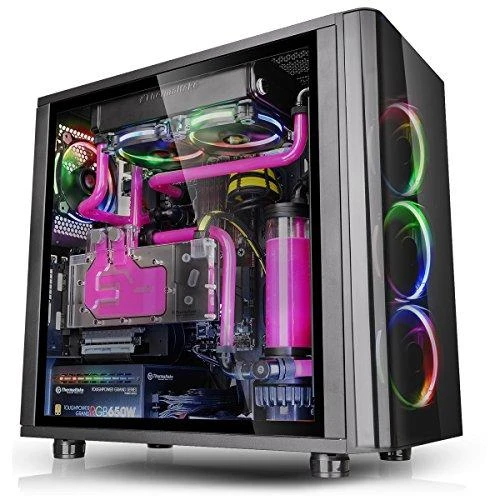 Thermaltake View 31 Tempered Glass Juodas