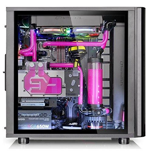 Thermaltake View 31 Tempered Glass Juodas