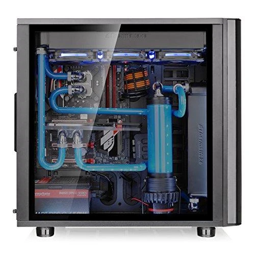 Thermaltake View 31 Tempered Glass Juodas