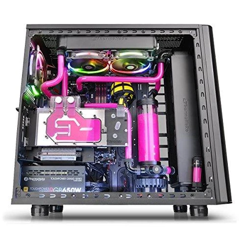 Thermaltake View 31 Tempered Glass Juodas