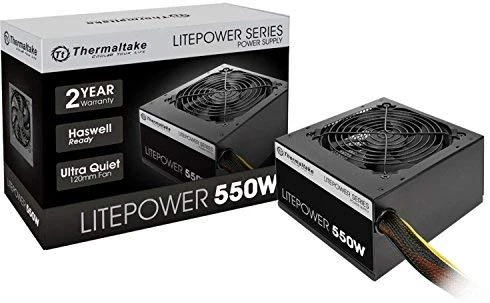 Maitinimo blokas Thermaltake Litepower II Juodas 550W PS-LTP-0550NPCNEU-2 (Active, 120mm)
