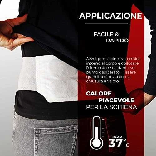 Yate Šildantis diržas Thermopad, 3 vnt.