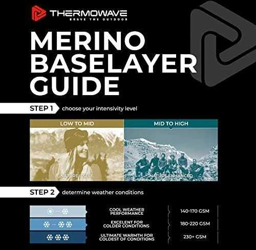 Moteriški termo marškinėliai Thermowave Merino Xtreme - Juoda - XL