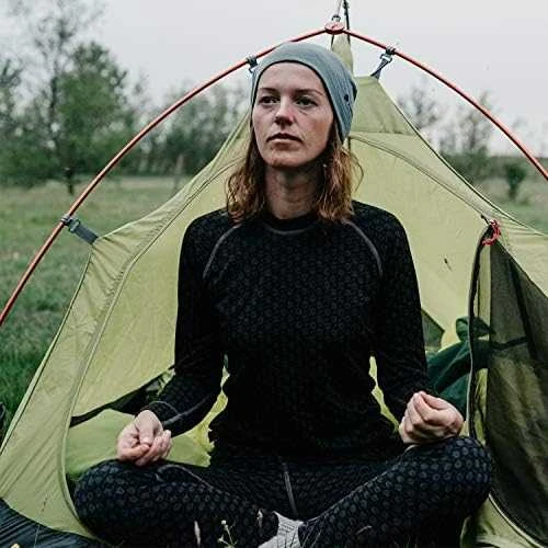 Moteriški termo marškinėliai Thermowave Merino Xtreme - Juoda - XL