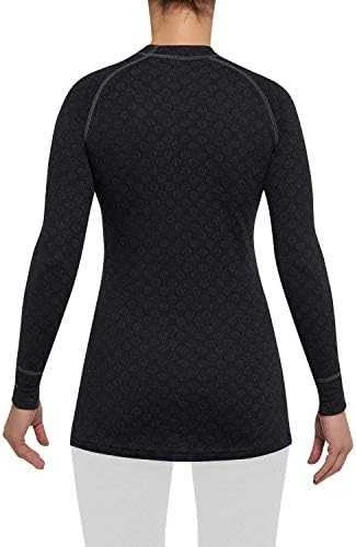 Moteriški termo marškinėliai Thermowave Merino Xtreme - Juoda - XL