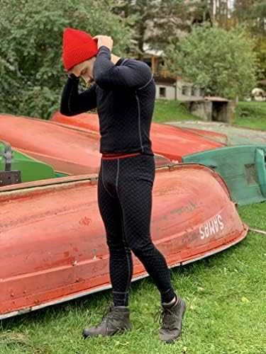 Vyriški termo marškinėliai Thermowave Merino Xtreme - Juoda - S