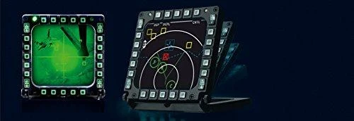 „Thrustmaster MFD Cougar Pack“ „USB Cockpit Panels“ – JAV oro pajėgų F-16 MFD kopijos