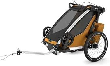 Thule Chariot Sport 2 - vienvietė dviračio priekaba | G3 natūralus auksas