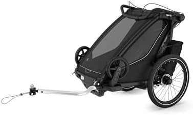 Thule Chariot Sport 2 - vienvietė dviračio priekaba | G3 Juodas