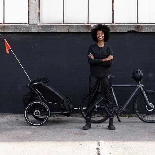 Thule Chariot Sport 2 Dviguba dviračio priekaba | G3 natūralus auksas