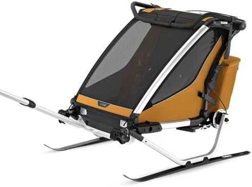 Thule Chariot Sport 2 Dviguba dviračio priekaba | G3 natūralus auksas