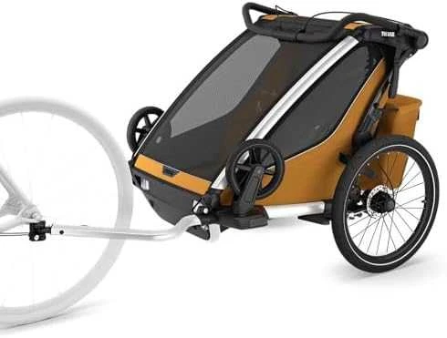 Thule Chariot Sport 2 Dviguba dviračio priekaba | G3 natūralus auksas