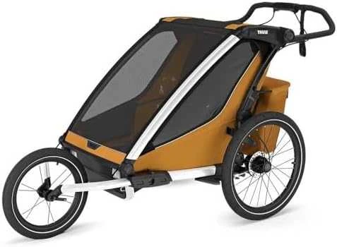 Thule Chariot Sport 2 Dviguba dviračio priekaba | G3 natūralus auksas