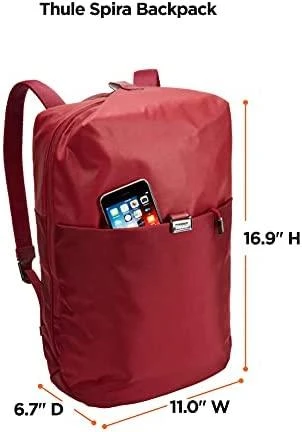 Thule | Tinka iki " | Backpack 15L | SPAB-113 Spira | Backpack for laptop | Rio Raudona | "