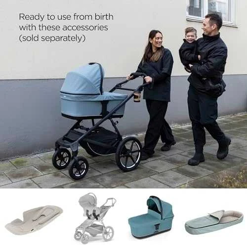 Keturratis visureigis vežimėlis THULE Urban Glide 4 Wheel, Juodas